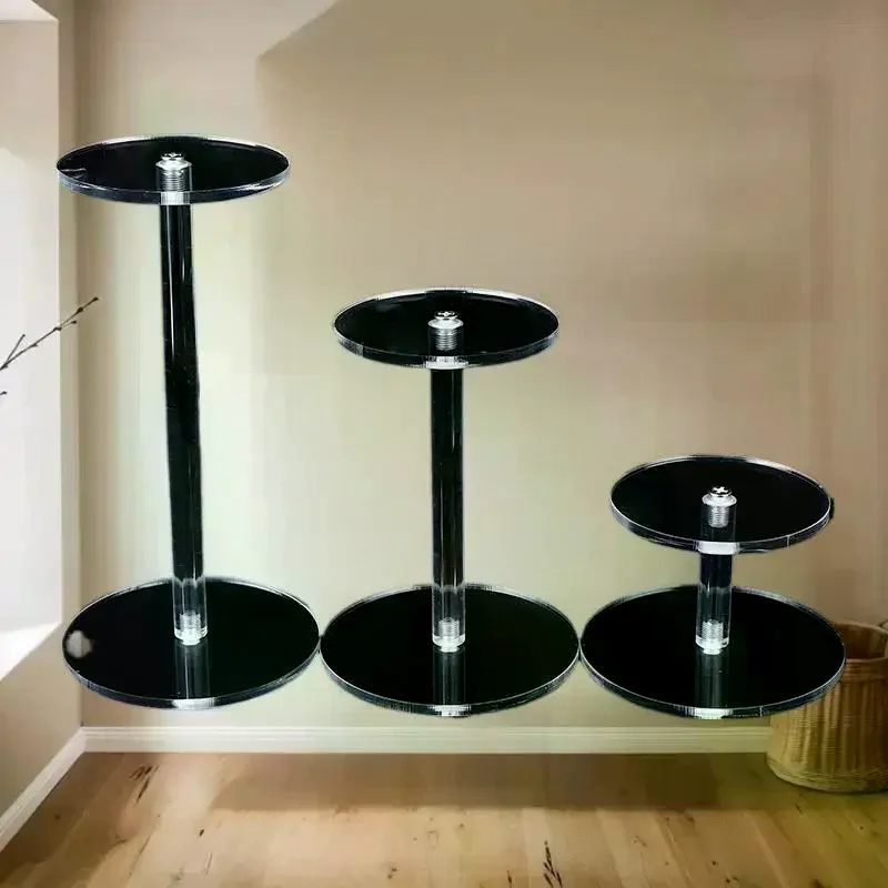 Round Transparent Acrylic Blind Box Display, Jewelry Bracelet Organizer Stand Storage Rack