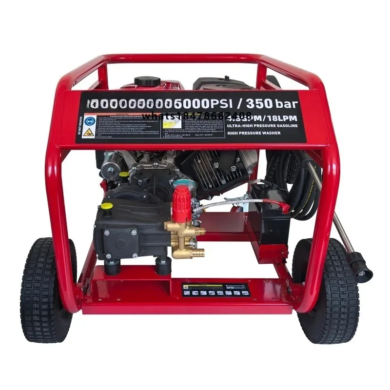 New 5000PSI high-pressure cleaner 16HP car wash shop stainless steel triple pump 350bar/5000PSI