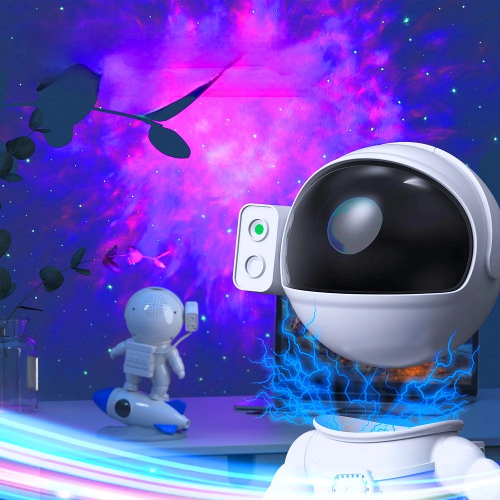 Nebula New Rocket Astronaut Sky Projector Lamp Bluetooth APP control white noise box RGB atmosphere night light