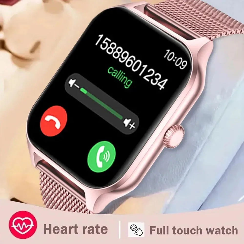 

2024 Bluetooth Call Smart Watch Men Women Full Touch Screen Waterproof Sport Fitness Tracker Bracelet for Android IOS Smartwatch