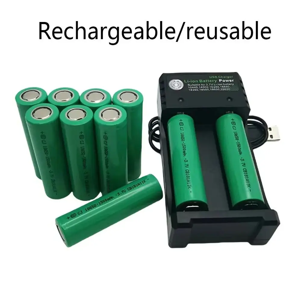 

100% Real capacity Original 18650 CJ lithium-ion rechargeable battery 1.5A 1500mah For electric tool flashlight battery