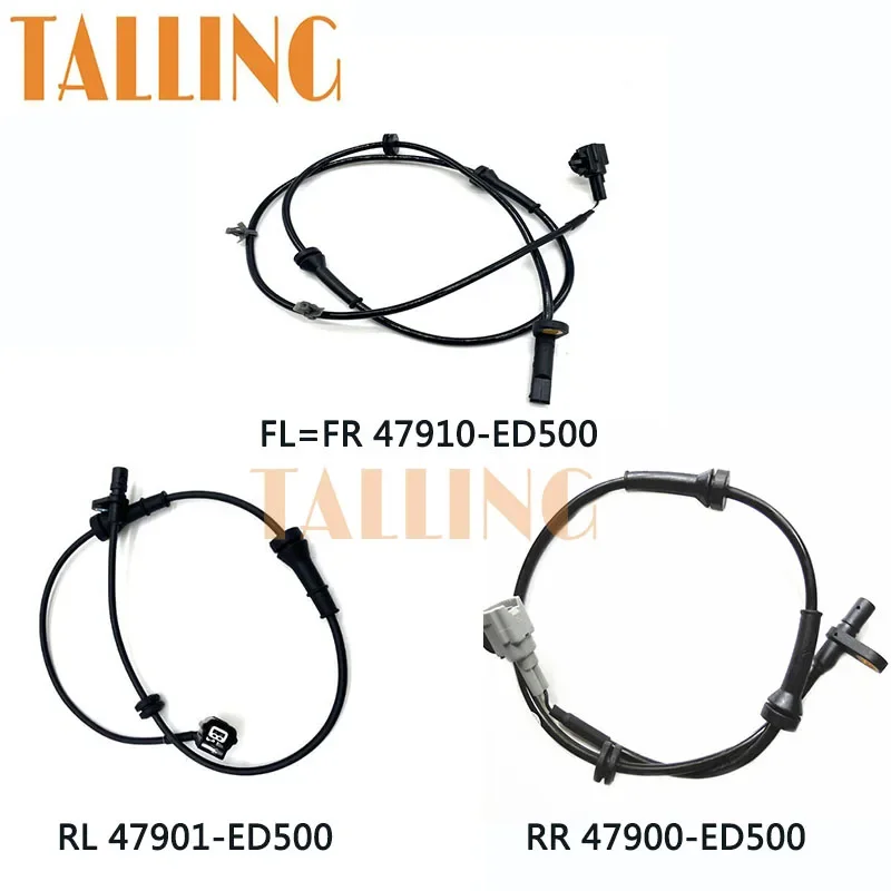 

Передний задний левый и правый датчик скорости колеса ABS для 2004-2013 Nissan Tiida C11 SC11 1.5 dCi 1.6L 1.8L FWD ABS противоскользящий датчик