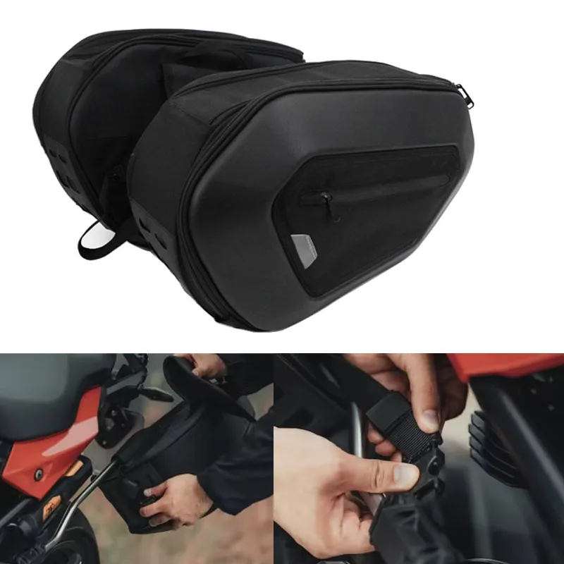 Luggage Saddlebag Set For Yamaha YZF-R3 YZFR3 2017-2024 15-20L Motorcycle Journey Traveling Bags Side Suitcase