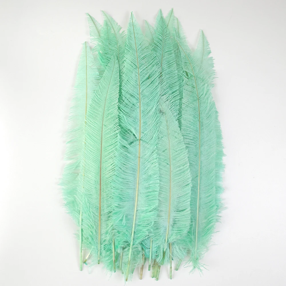 

10 Pcs/Lot Ostrich Feather Table Centerpiece Decoration Multicolor Natural Ostrich feathers for Wedding Decoration plume support