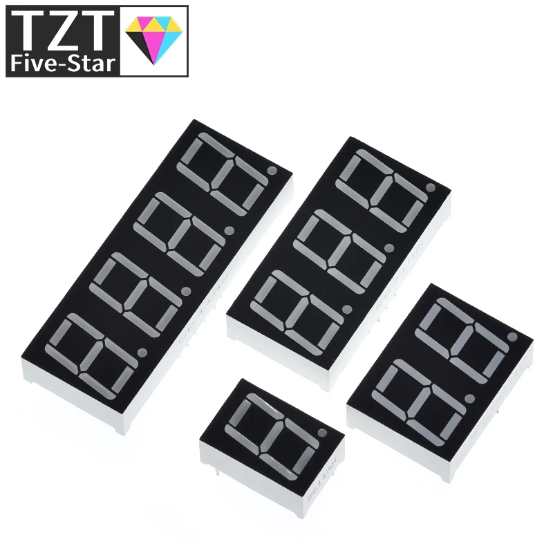 1/10Pcs 0.56 inch LED display 7 Segment 1 Bit/2 Bit/3 Bit/4 Bit Digit Tube Red Common Cathode / Anode Digital 0.56 inch led