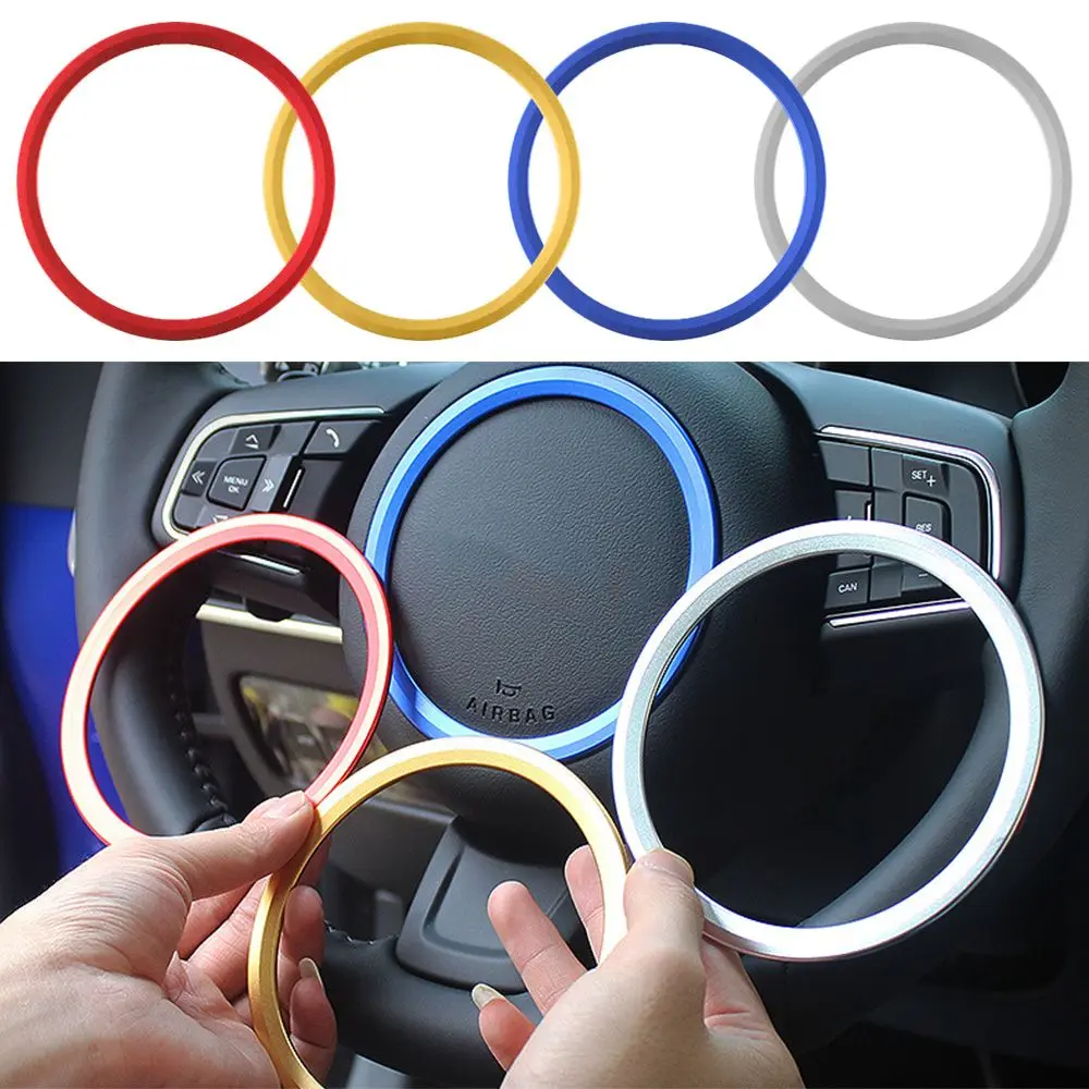 Ring Interior Modification The Automobile Steering Wheel Steering Wheel Trimfor Jaguar XF XE F-PACE 2015-2020