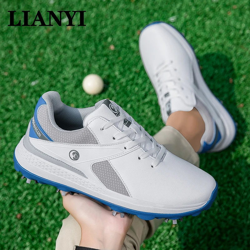 

LIANYI New Women's Golf Shoes Golf Player Training Professional Outdoor Hiking Sports Waterproof Non-slip Side Spike Casual Shoe