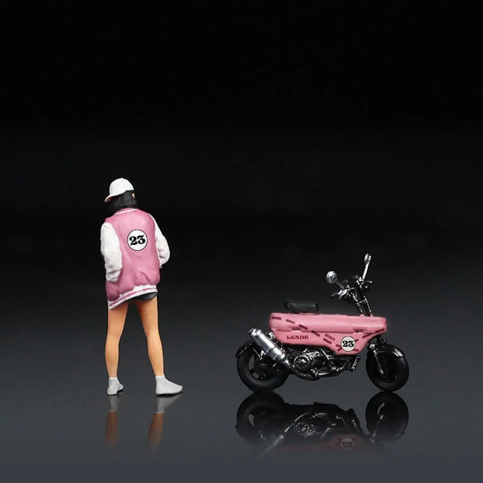 Figura pequeña de personas a escala 1/64 para casa de muñecas de escena en miniatura Diorama
