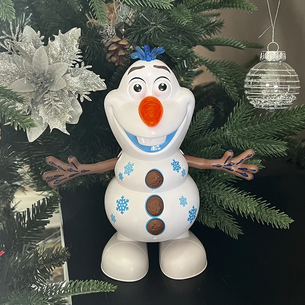 Disney Olaf Frozen Doll Action Figure Dance Doll Olaf Electric Toy Children's Gift