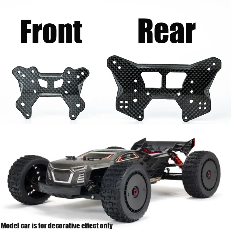 RC for 1/8 ARRMA TALION 6S BLX 4WD EXtreme Bash Speed Truggy RTR Truck Car Simulation Carbon Fiber Front & Rear Shock Towe