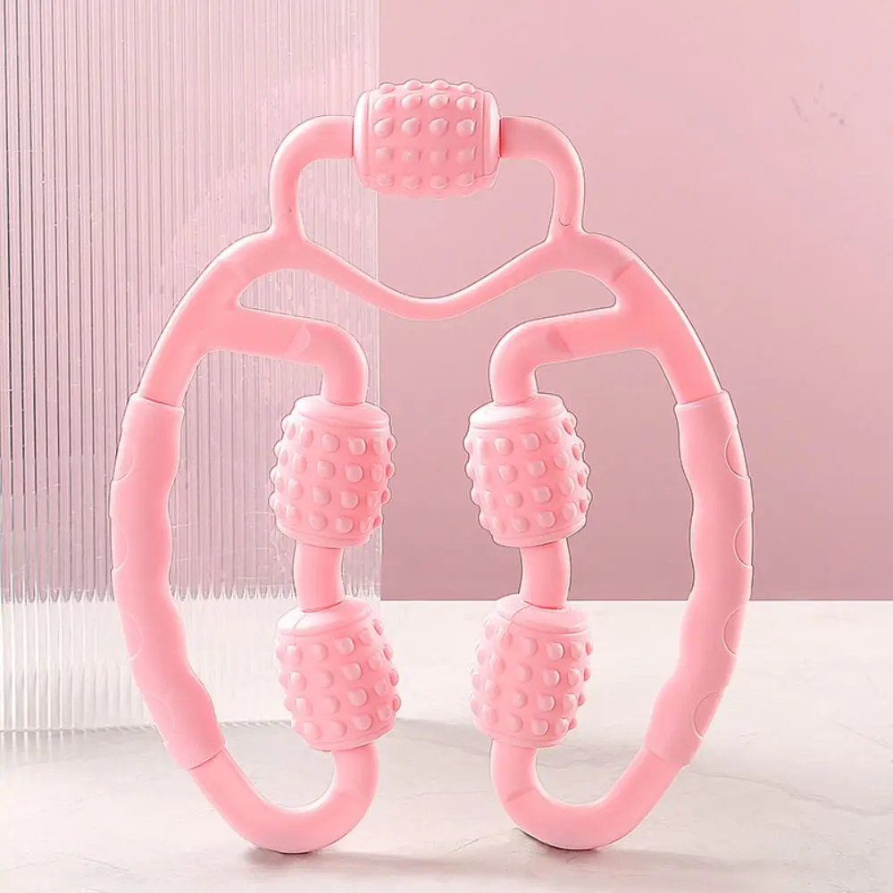 

Five Wheel Massager Ring Leg Clip Body Massager Anti Cellulite Annular Leg Clamp Fitness U-shaped Yoga Massage Roller