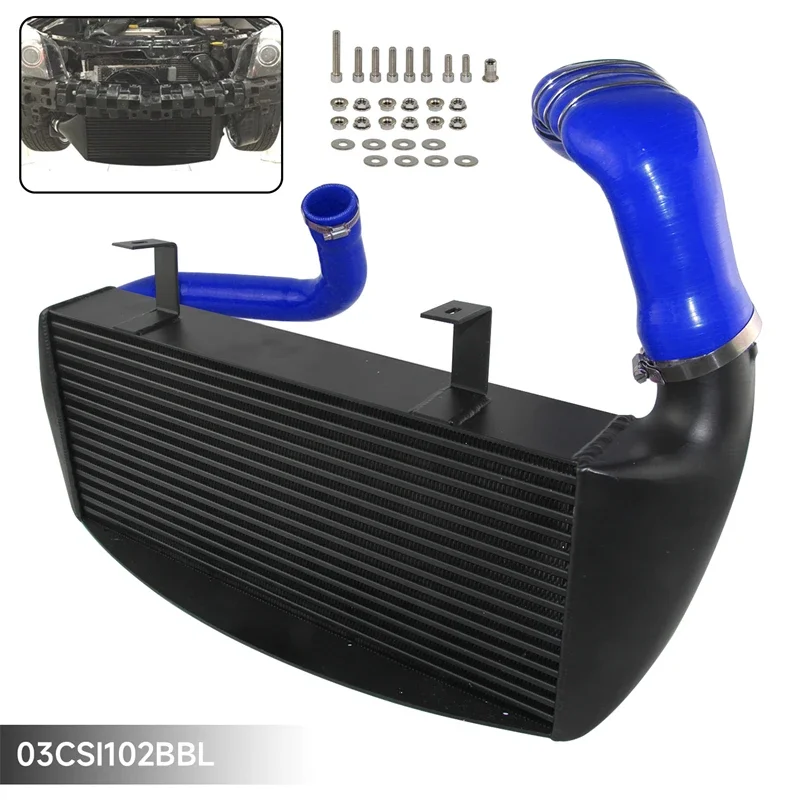 Front Mount Competition Intercooler Hose Kit For Opel Astra H OPC 2.0L Turbo 177KW/240PS 2005-2010 Aluminum Black/Blue/Red