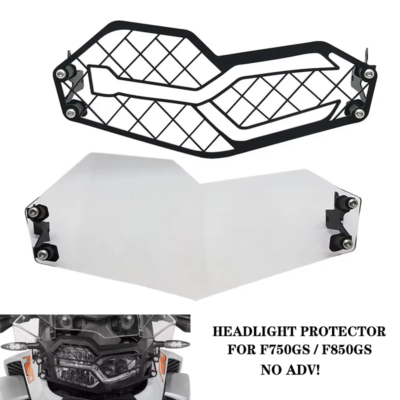 For BMW F750GS F850GS F850 GS F750 GS F 750 GS 2018-2023 2020 2021 2022 Motorcycle Headlight Guard Protector Grille Grill Cover