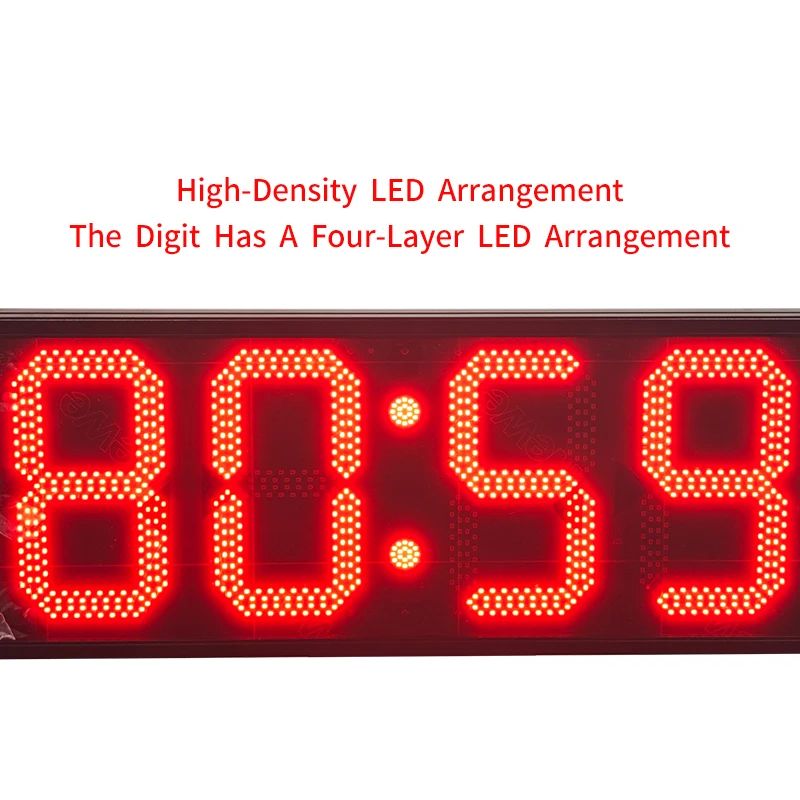 Controller Timer Remote Control for Double Sided Display, Rechargeable, with Delay Matrix Countdown Function for Scoreboards