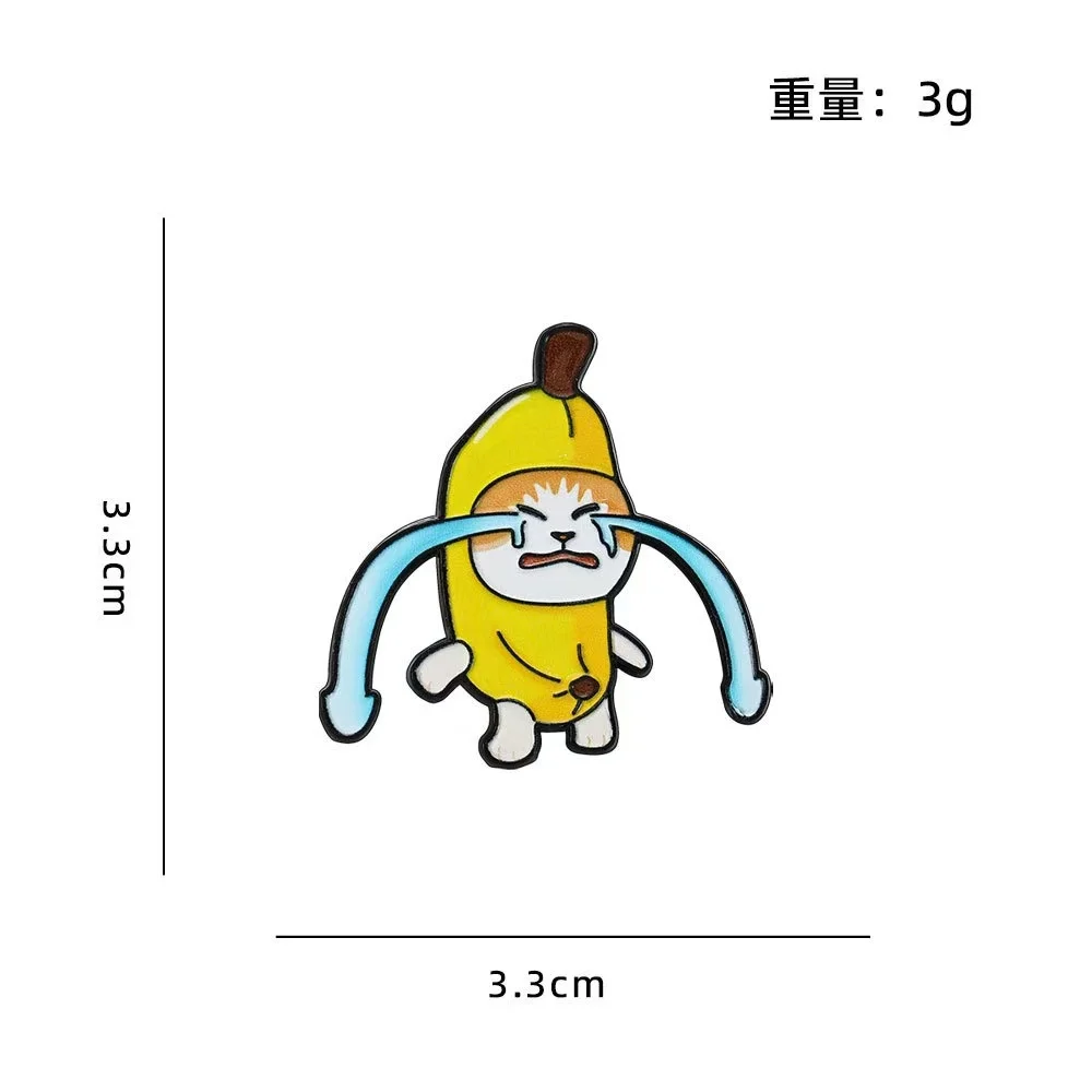 6pcs of Cat Expression Bag Brooch Funny Surprised Face Proud Cat Personality Clothes Backpack Accessories Daily Wear