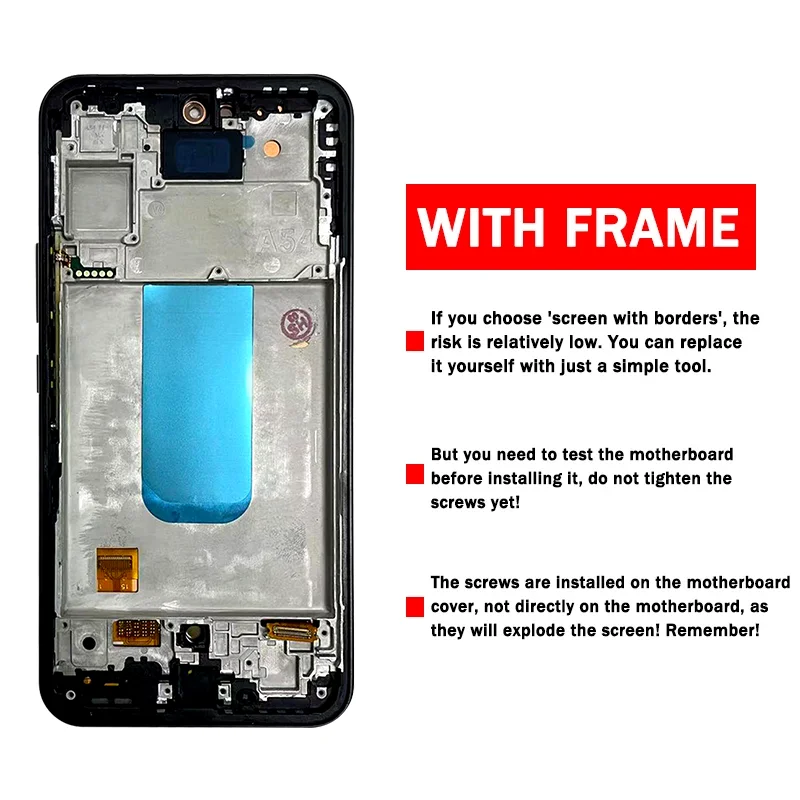 OLED Quality A54 Display For Samsung  A54 5G LCD A546B A546E A546U Display Touch Screen Digitizer Assembly Replacement