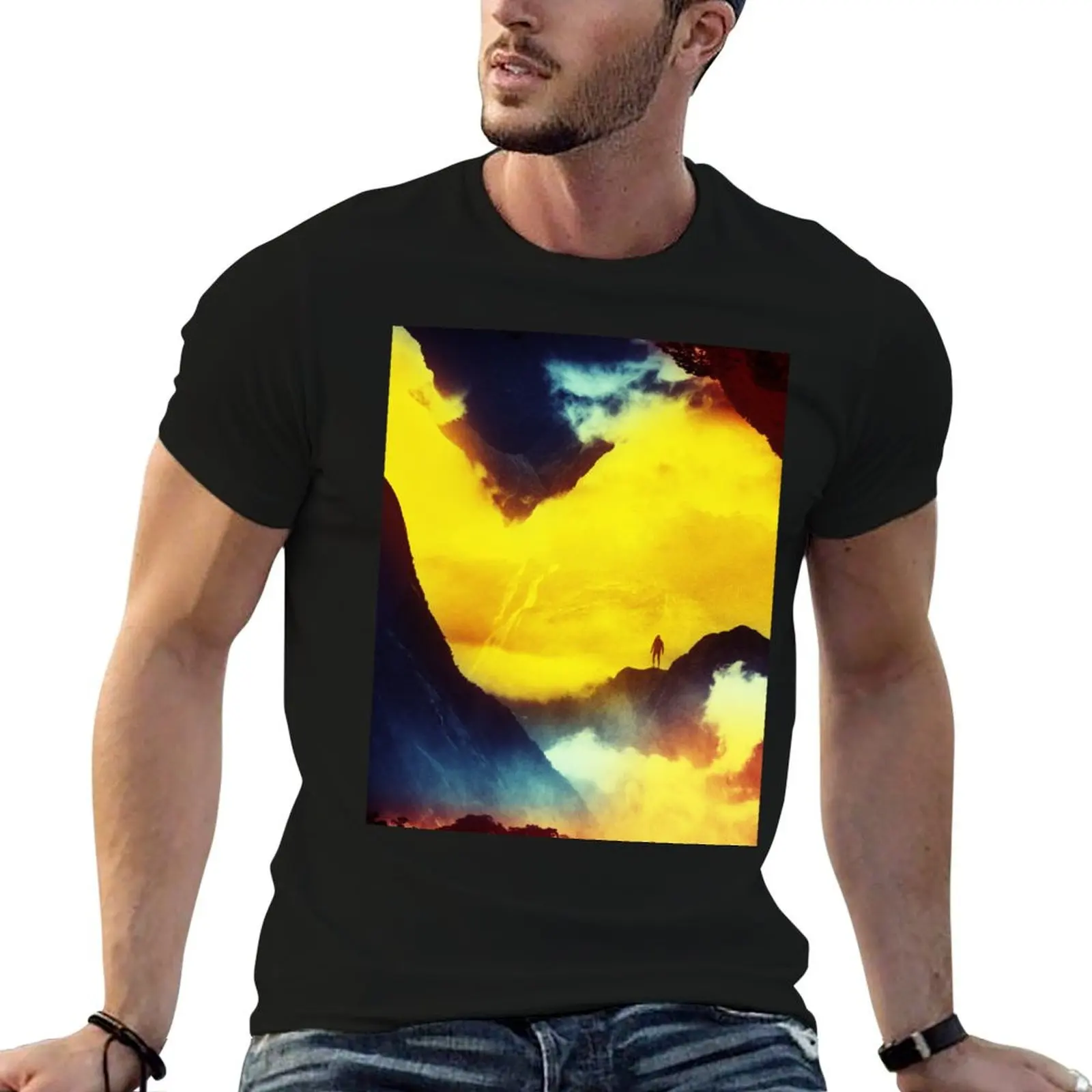 This volcano is mine T-Shirt Basic Breathable Solid Color T-Shirt