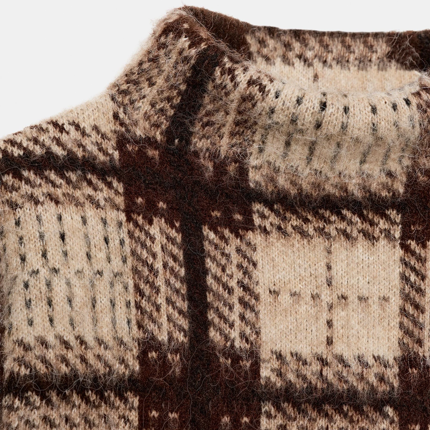 Z Damen Faion Personali Daily Color Effect Plaid Strickpullover 2025 Neuankömmling Chinesische Marke Anderes Material 00 %