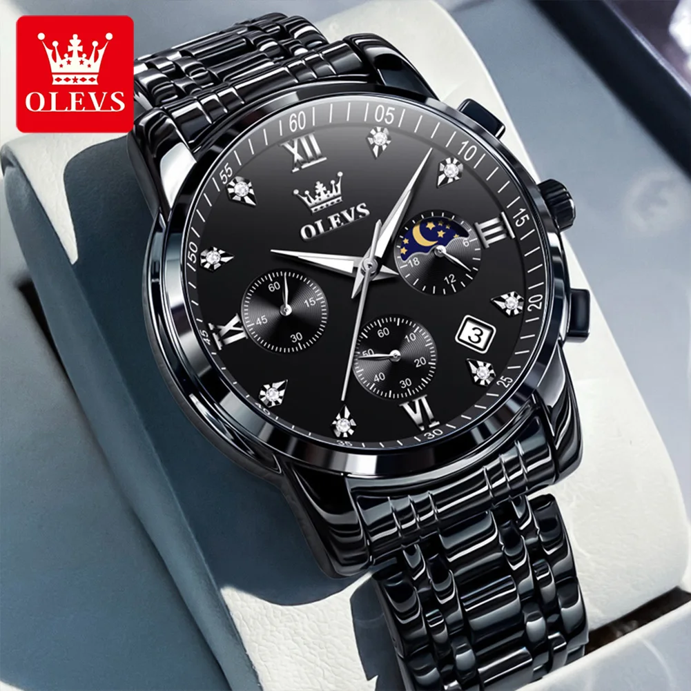 Men's Classic Three Eye Chronograph Watch