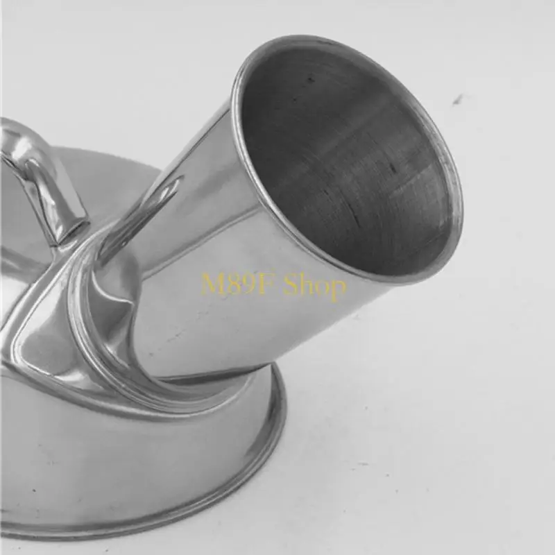 M89F Stainless Steel Urine Bottle for Men, Bedside Care and Easy Handling Urinal