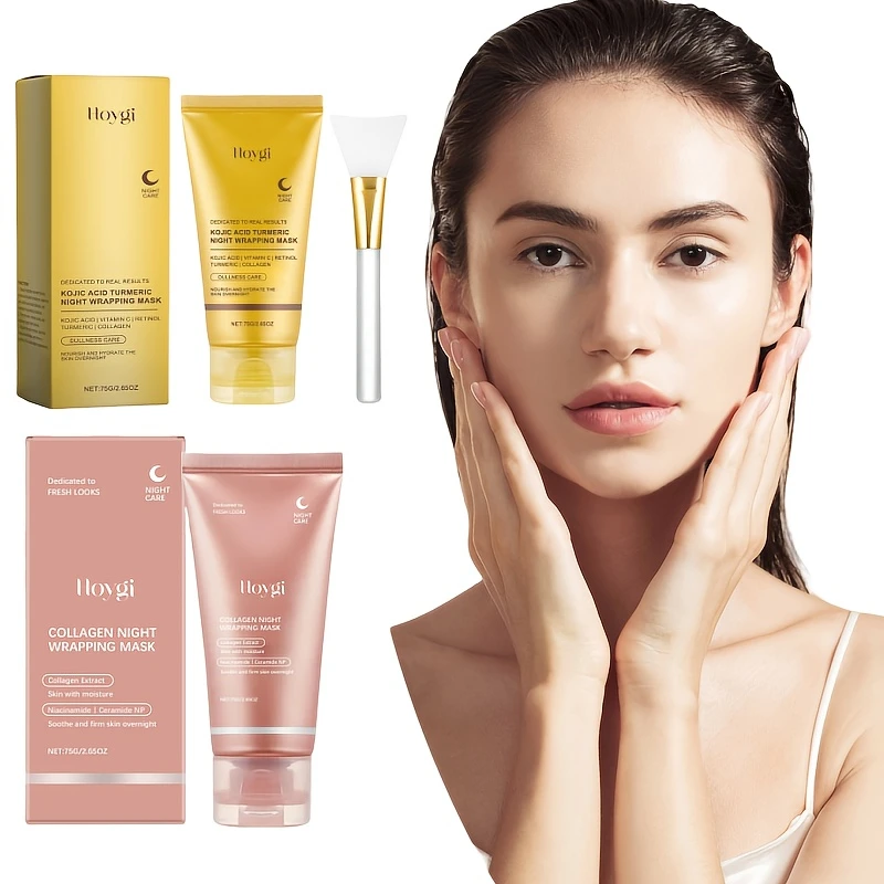 عميق الكولاجين التفاف تقشر قناع الوجه ترطيب ترطيب السلس الوجه ثبات الجلد تجديد قناع العناية بالوجه ماكياج