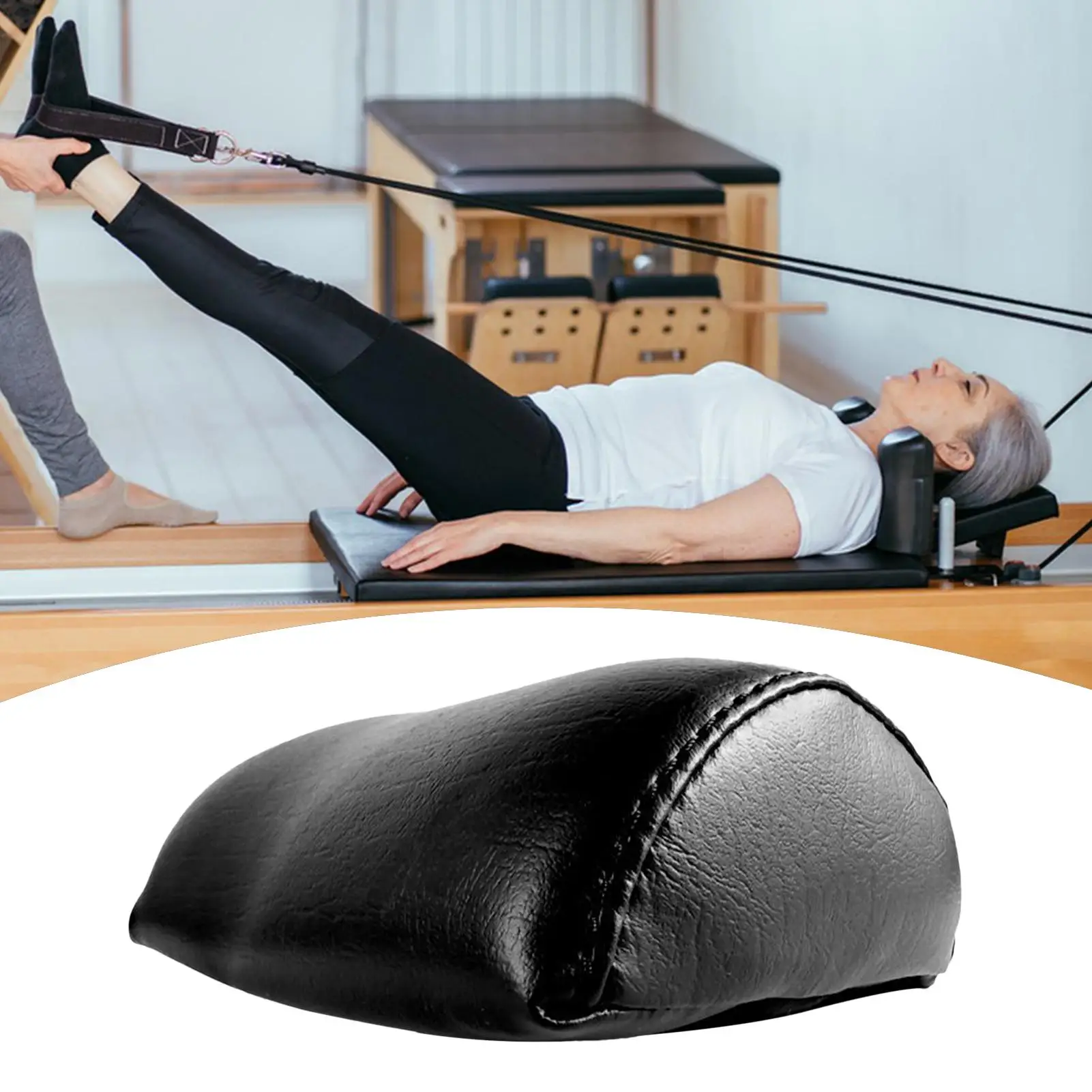 

Ergonomic Pilates Head Pillow, Workout Support Cushion for Yoga Mat, Home Gym Dorm Comfortable Headrest