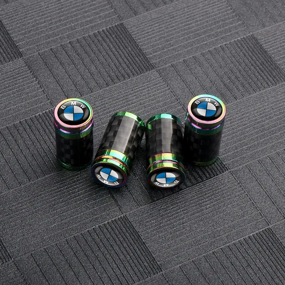 Carbon Fiber Car Styling Wheel Tire Valve Stem Caps Cover Auto Parts For BMW M F31 F34 F32 E52 E53 E60 E90 E91 F20 F10 F15 M5