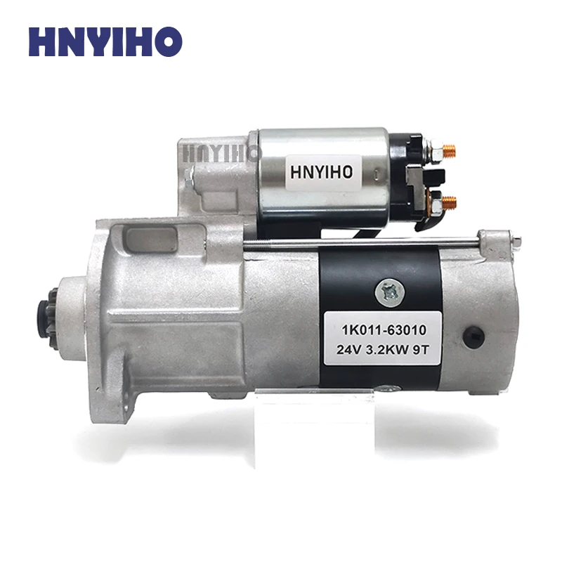 24V Starter Motor 1K011-63010 1K011-63011 1K011-63012 1K011-63013 M008T80871 M008T80872 18965N for Kubota Tractor V3000 V3300
