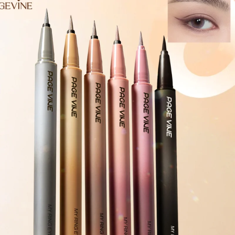 Schnell trocknender flüssiger Eyeliner-Stift, zart, glatt, langlebig, natürlich, wischfest, Eyeliner, schweißfest, superfeiner Eyeliner-Stift
