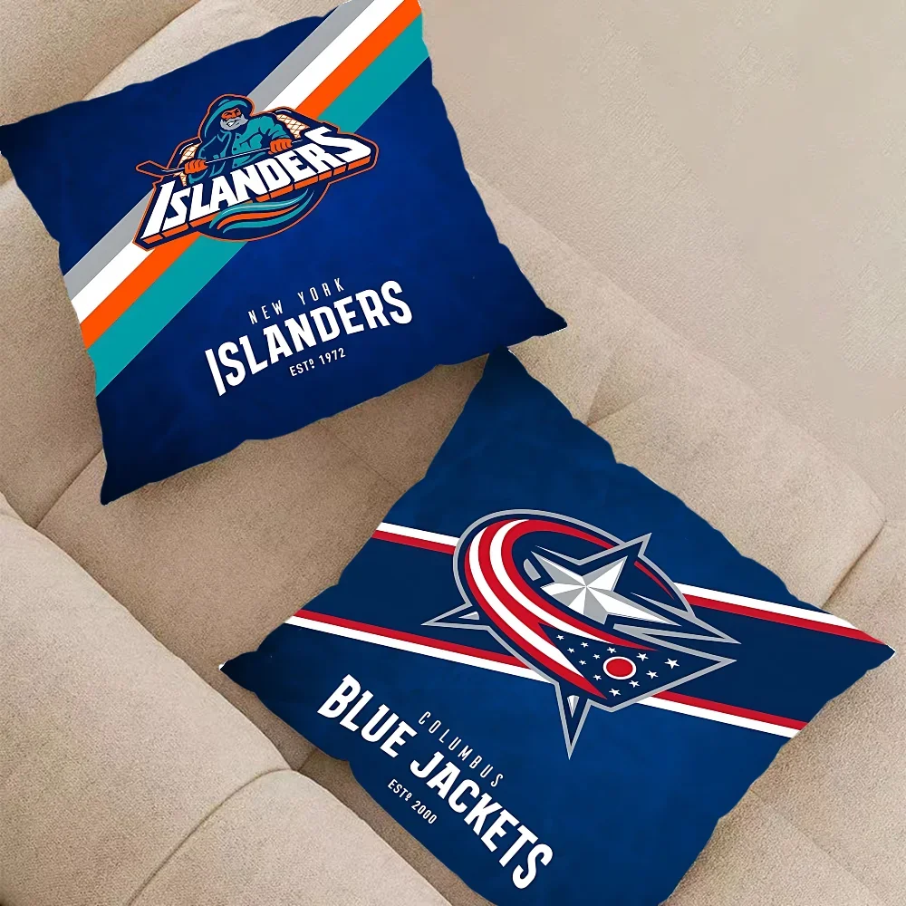 Ice-Hockey-motion Pillow Case Throw Pillow Cover Nordic Vintage Style Cushion Covers Home Living Room Sofa Couch Seat Decor