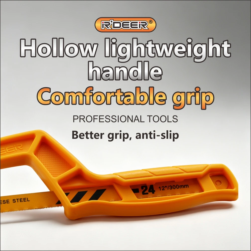 R'DEER Hacksaw Woodworking Saw Household Hand Saw Gypsum Board Cutting Wood Plastic or Metal Multif Saw At Small Space