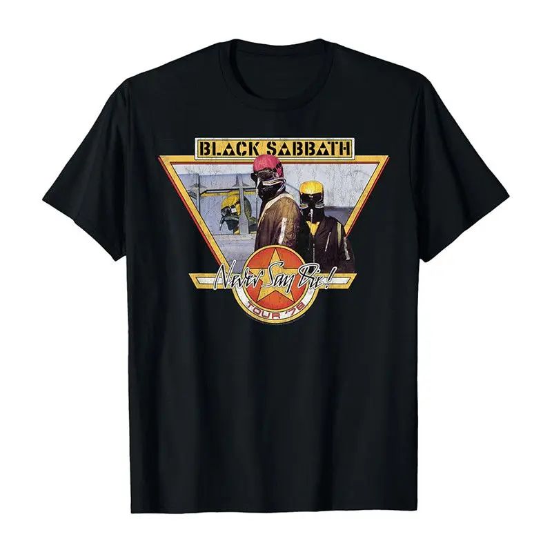 

Свободные футболки с короткими рукавами в европейском и американском стиле Black Sabbath Heavy Metal Rock в стиле ретро для мужчин и женщин