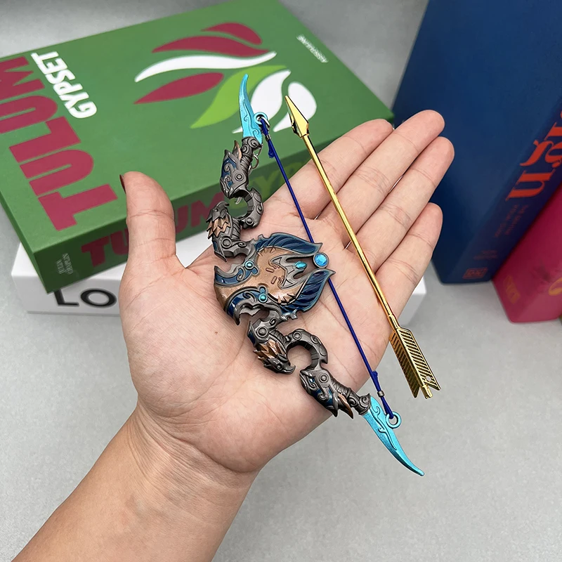 18 cm World of Warcraft-Spielreplik Thori'dal, die Furie der Sterne Metallbogenwaffenmodell Sunwell Kil'jaeden 1:6 Actionfigur Zubehör Ornamente Dropshipping Großhandel Heißer Verkauf Geschenke Neuankömmling Geschenk K – Detail 3
