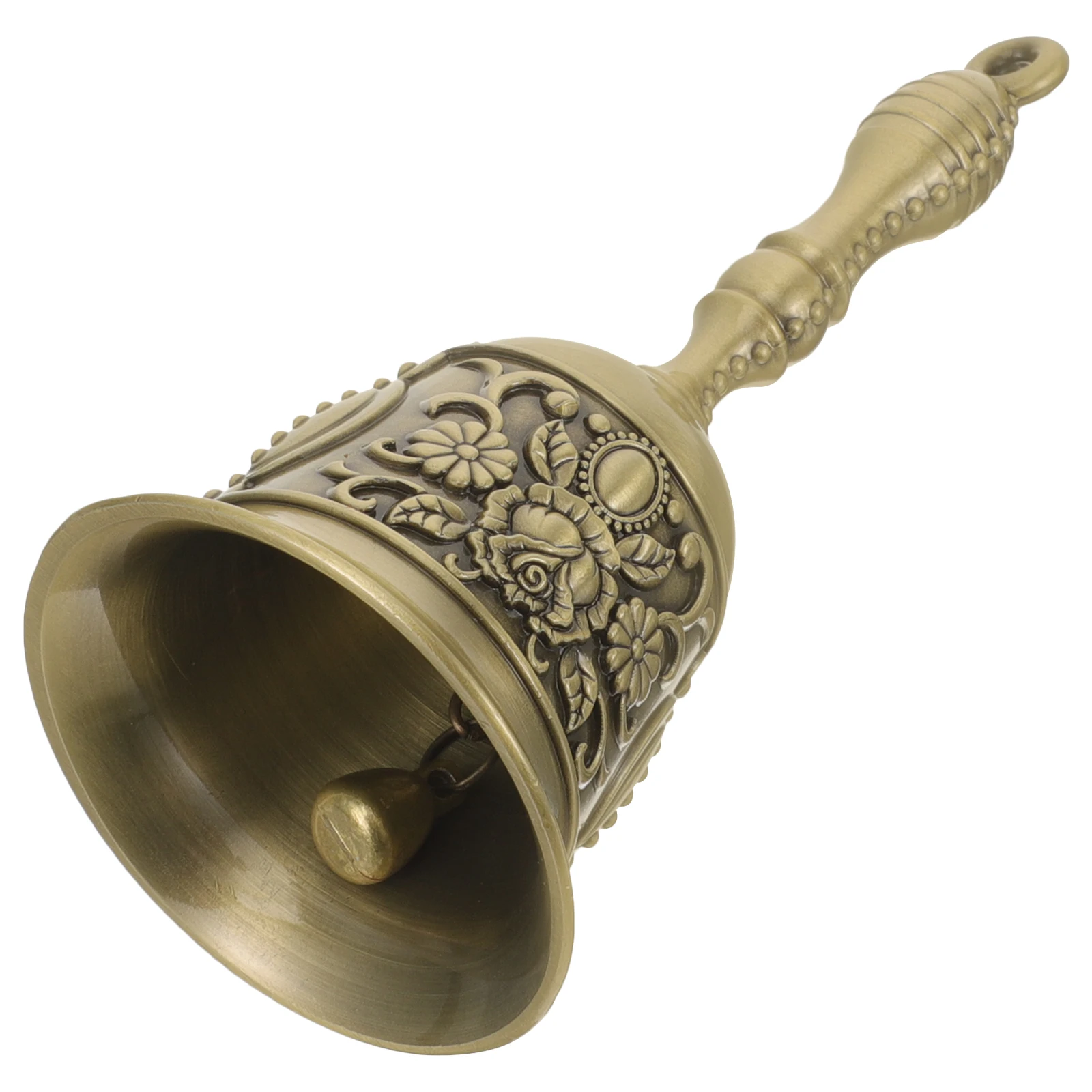 

H Shaking Bell Retro Metal Dinner Bells Restaurant Service Calling Pet Training Mini Percussion Set Metal H Bell Gifts
