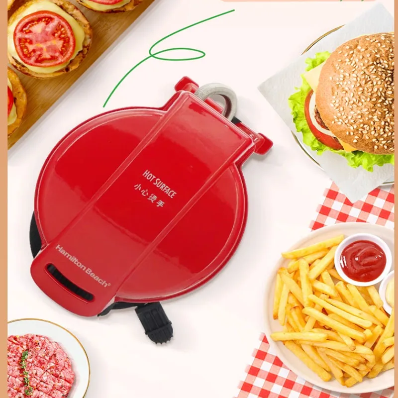 Electric Hamburger Machine Household Double-sided Heated Sandwich Breakfast Machine