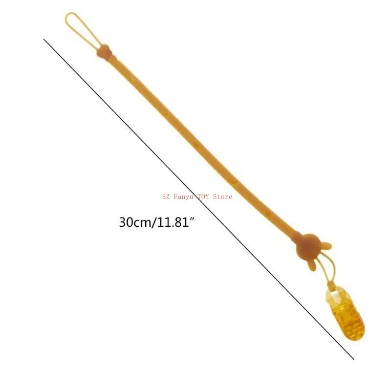 96GC Pacifier Clip Chain Infant Teething Toy Strap Toddlers Dummy Nipple Holder Rope