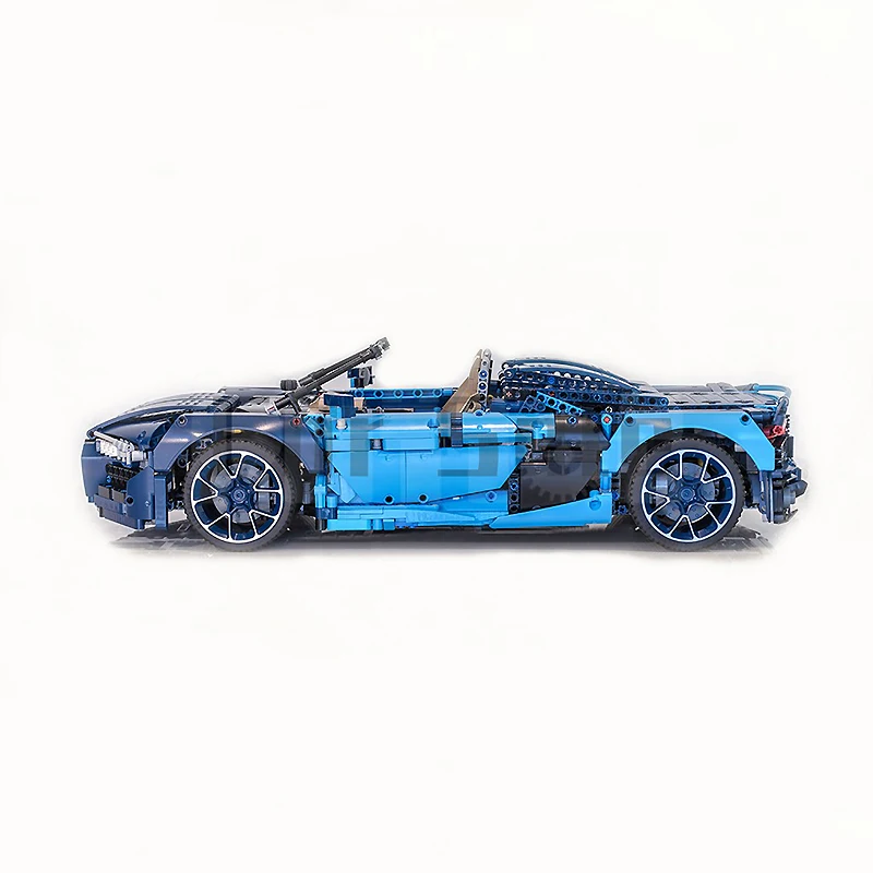 Novo MOC-63528 técnico super carro esportivo r8 spyder 42083 b modelo bloco de construção tijolos quebra-cabeça brinquedos diy presentes natal para crianças