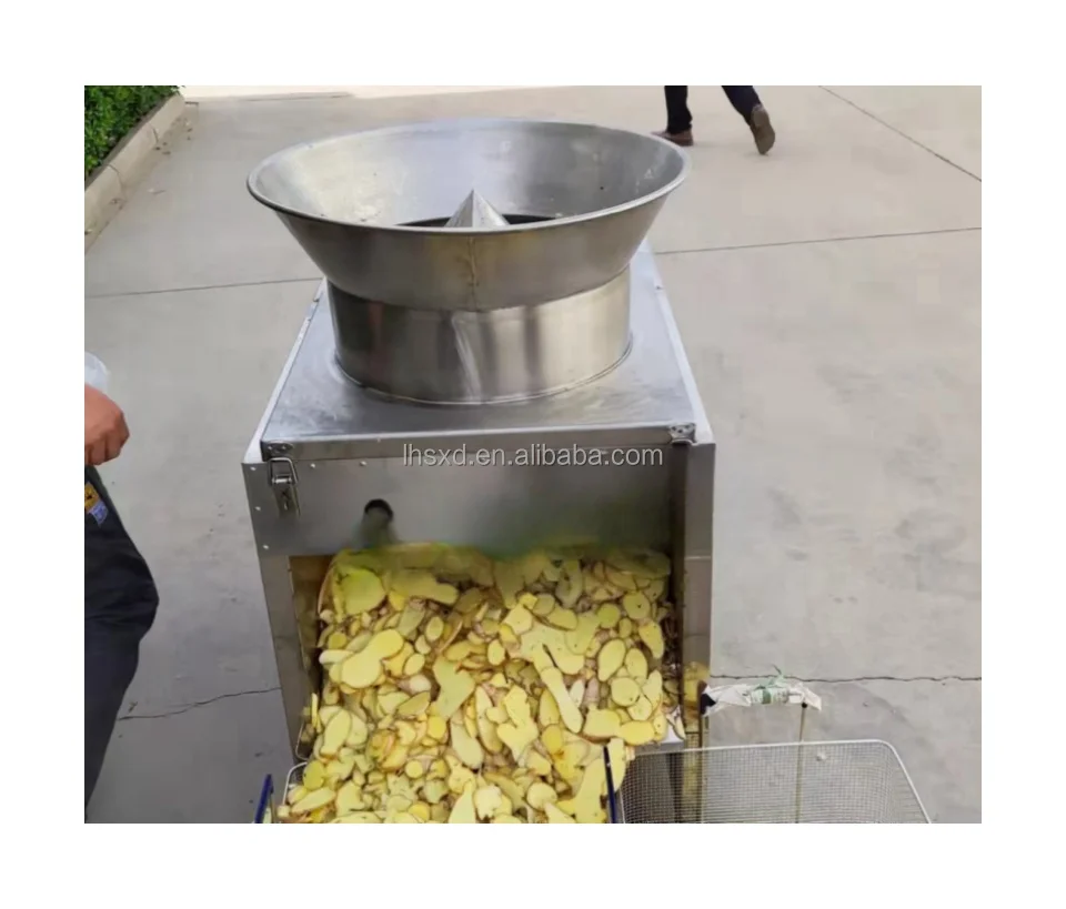 hot High Output Electric Stainless Steel Ginger and Garlic Slicing Machine for Food Processing