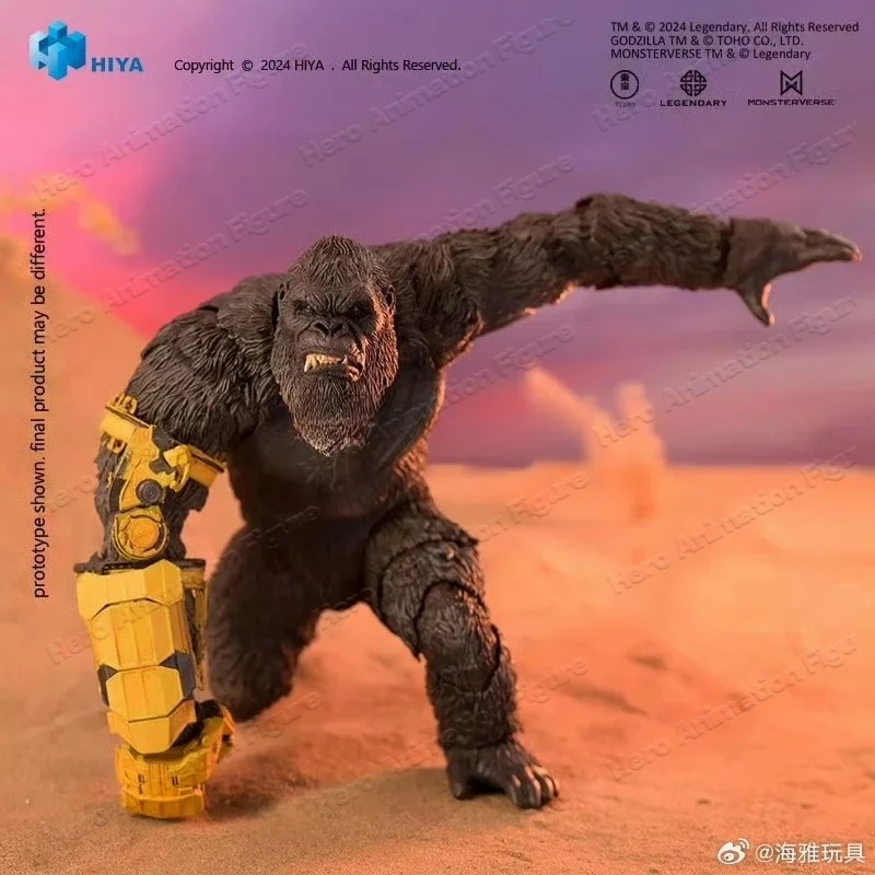In Stock HIYA 16CM 6-inch Action Figure Exquisite Series Godzilla X King Kong New Empire King Kong B.E.A.S.T. Glove Version. - view 2