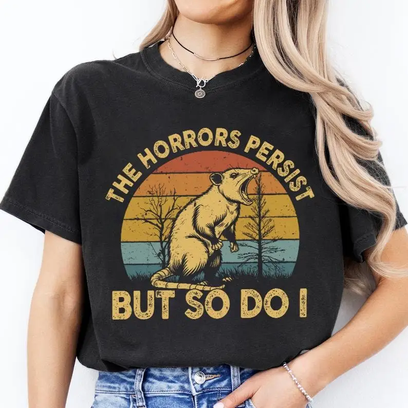 Les horreurs persistiques mais donc faire je chemise, chemise de santé mentale d'anxiété, chemise sarcastique du opposum
