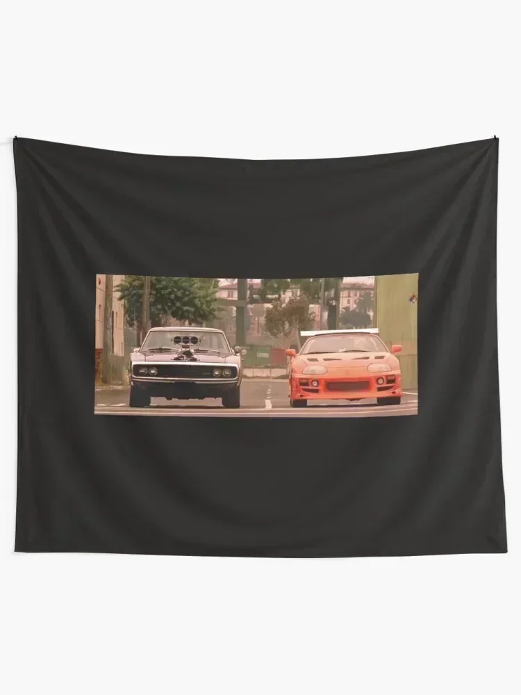 The fast and the furious last race Tapestry Wall Hangings Decoration Wallpaper Bedroom Tapestry