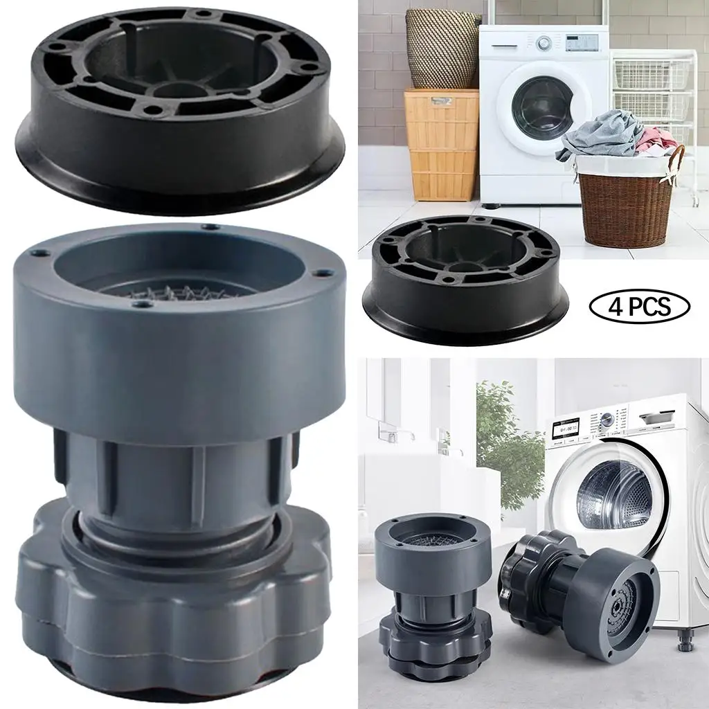 

4x Anti Vibration Pads Washer Dryer Washing Machine Mat to Stop Shaking
