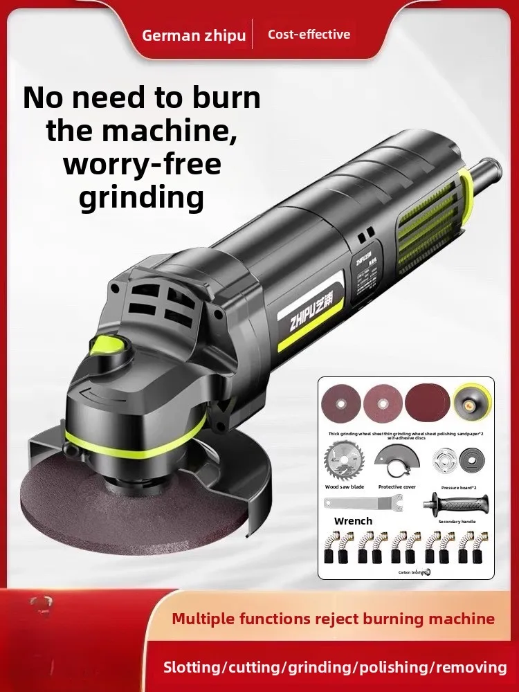 

220V Multifunctional Angle Grinder Mini Polishing Machine Handheld Grinder for Home Use