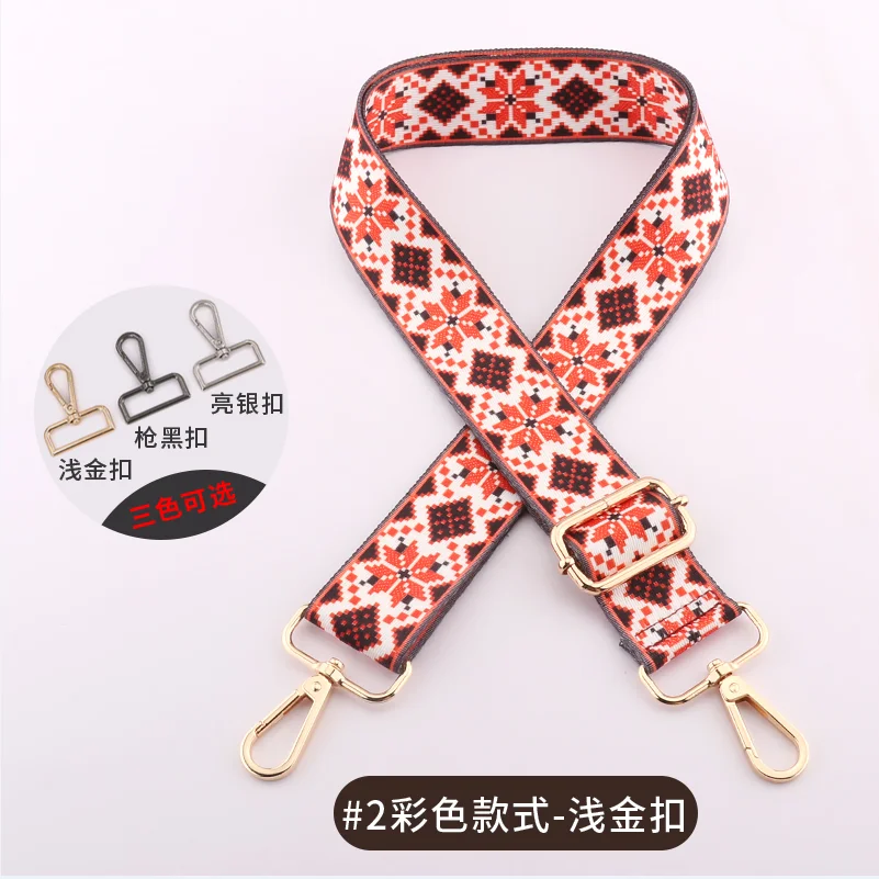 Fashion Luxurious Ladies Colorful Bag Strap Adjustable Shoulder Messenger Bag Shoulder Strap