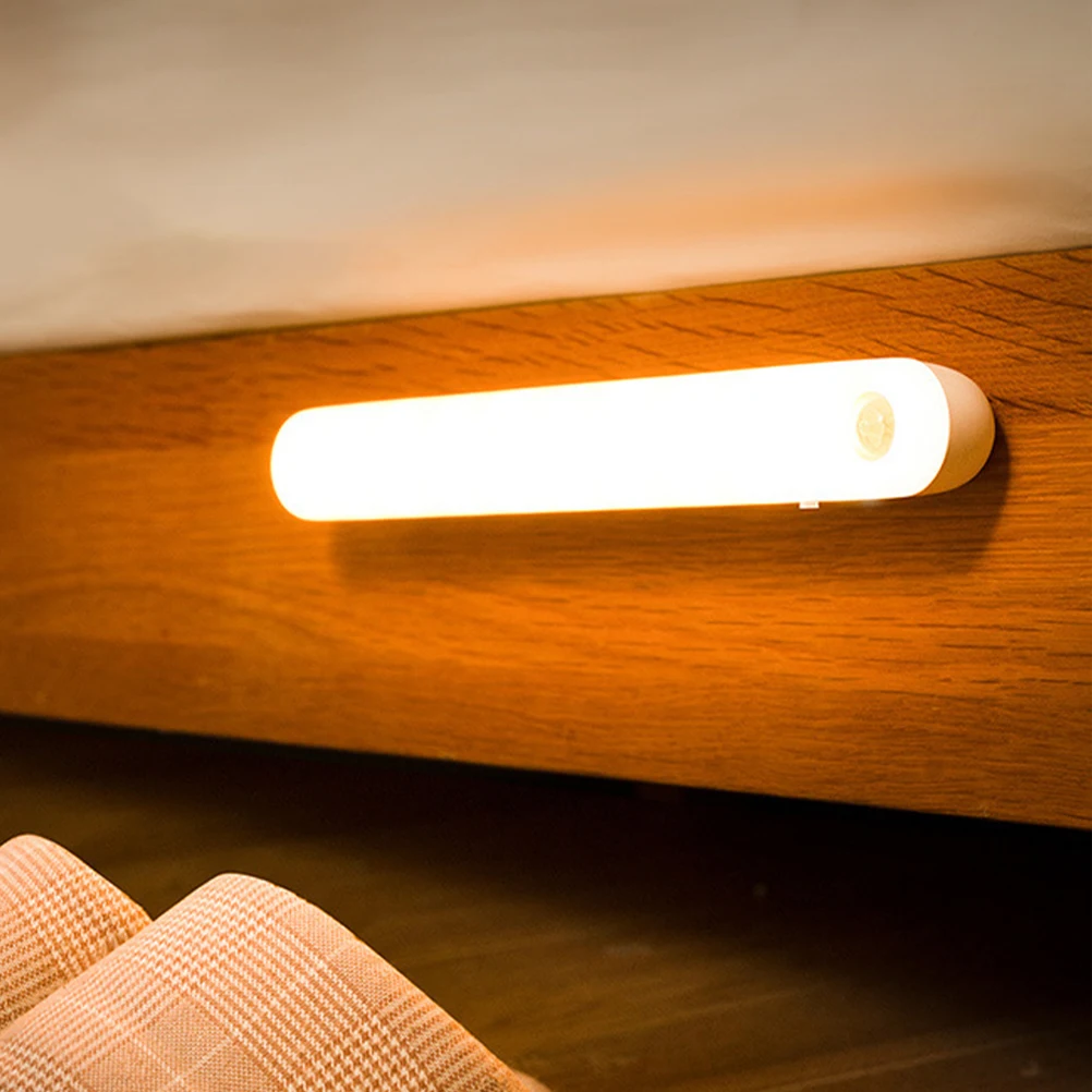 

Human Sensor Night Light Indoor Rechargeable Closet Lamp Bedroom Wall Led Light For Kids Room Nursing Lamp Warm Atmosphere No