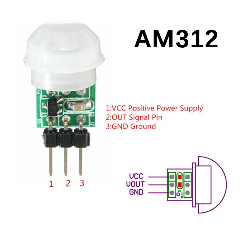 2 Types AM312 HC-SR… - image