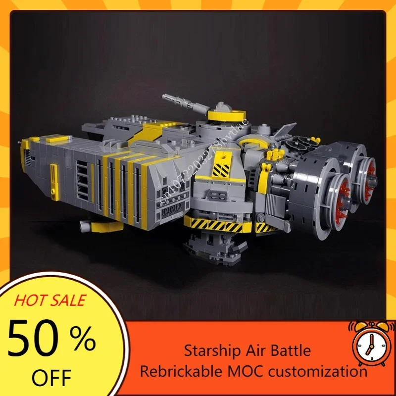 1677PCS Space Battle Series MOC Starship Class Breon Dayvan Model Custom Puzzles  DIY Assembly Toys Birthday Kids Gifts