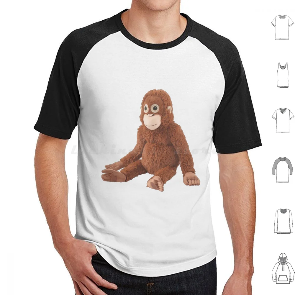 Djungelskog Orangutan , What A Nice Young Man T Shirt 6Xl Cotton Cool Tee Djungelskog Orangutan Monkey Gorilla Ape Meme Cute