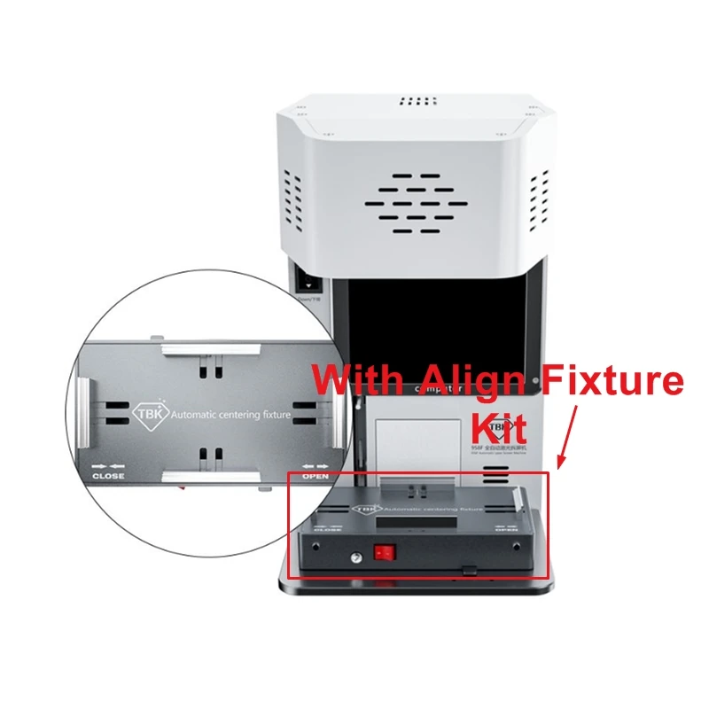 ใหม่ TBK 958F เลเซอร์แยกเครื่อง Auto Focus LCD Mini Diode อุปกรณ์ Align ติดตั้ง Built-In ควันอุปกรณ์