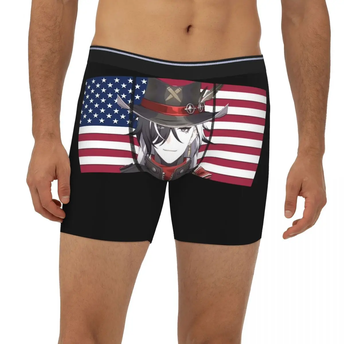 

Длинные трусы-боксеры Boothill, короткие мужские трусы, дышащее нижнее белье для мужчин, подарок бойфренду